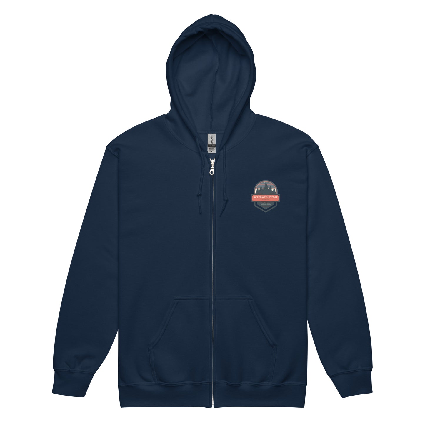 AUTARKIC MASTERY- zip hoodie (Carefree Treasure Hunt)