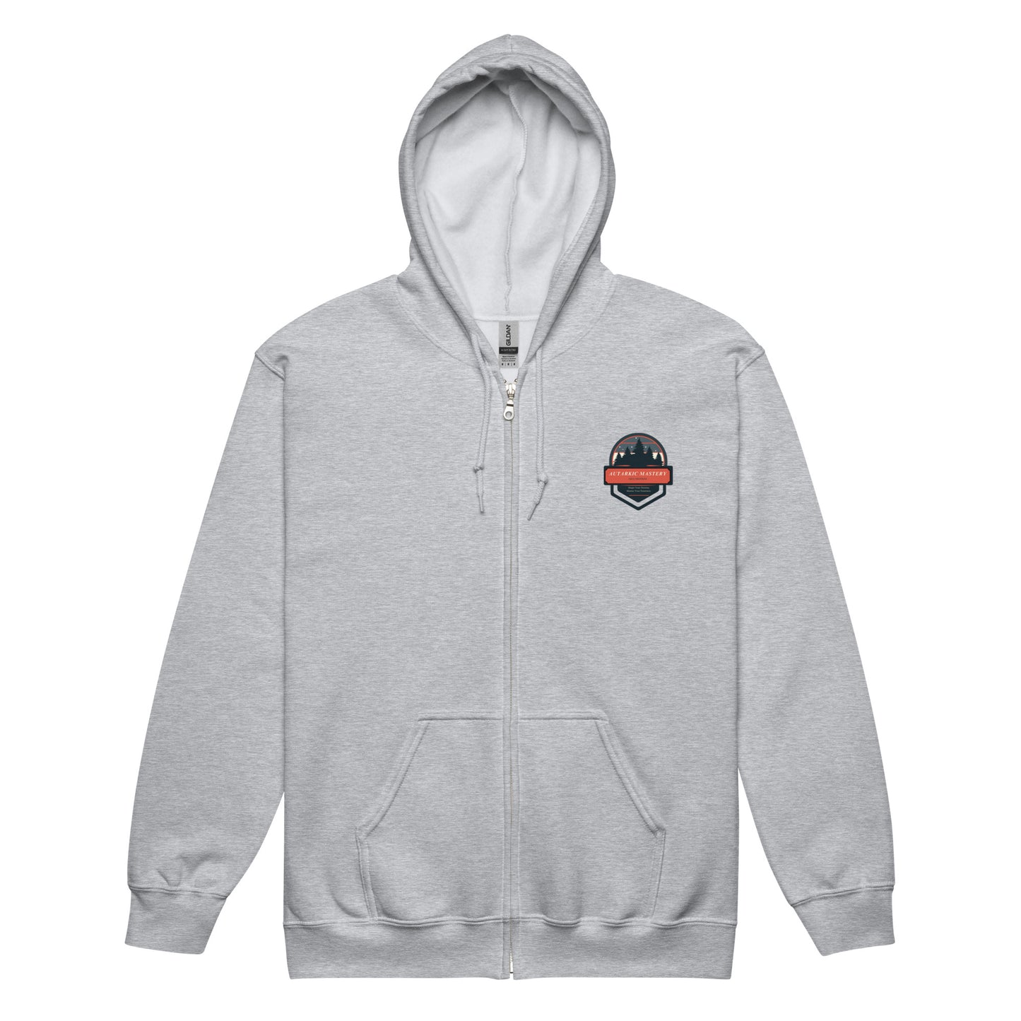 AUTARKIC MASTERY- zip hoodie (Carefree Treasure Hunt)